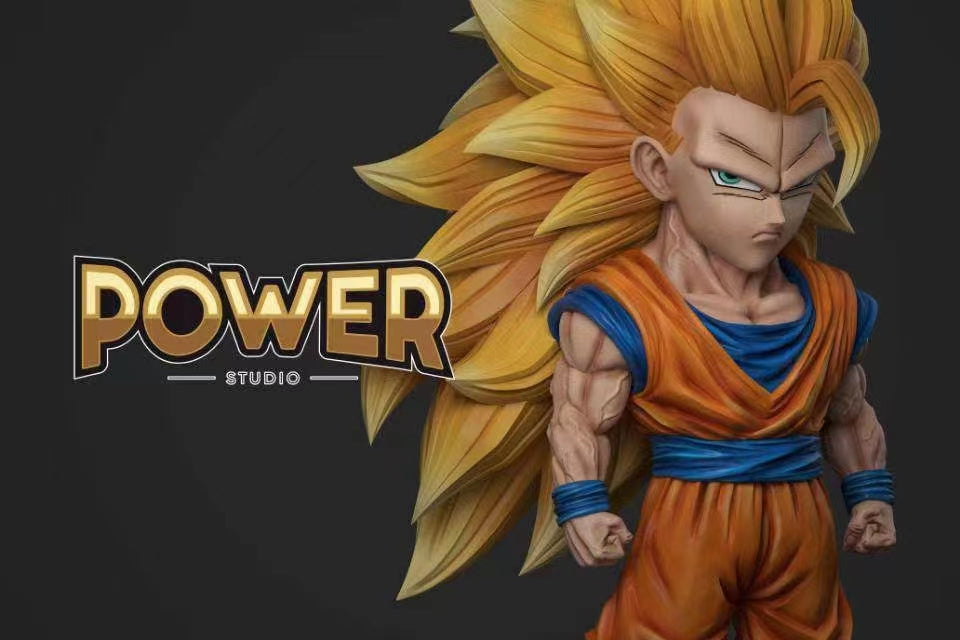 Dragon Ball Power Studio Goku SSJ3 Resin Staute