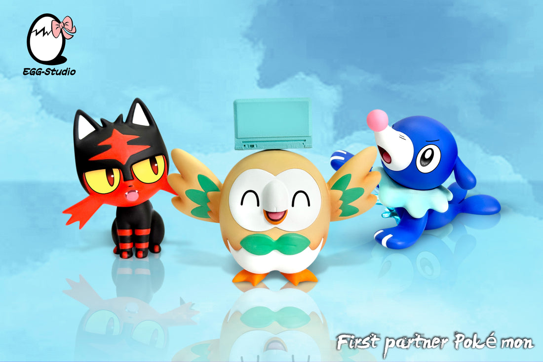 Pokemon EGG Studio Seven x Eight x Nine Generation First Partner Resin Statue