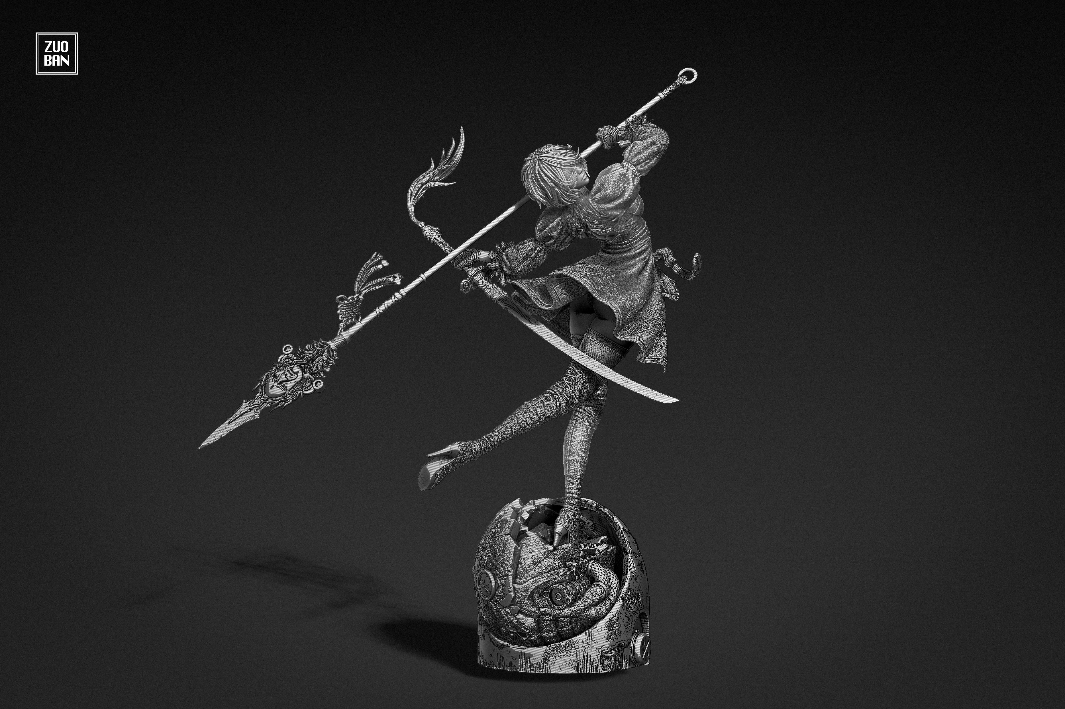 NieR Automata ZUOBAN Studio Nier 2B – ClubHouse Statues