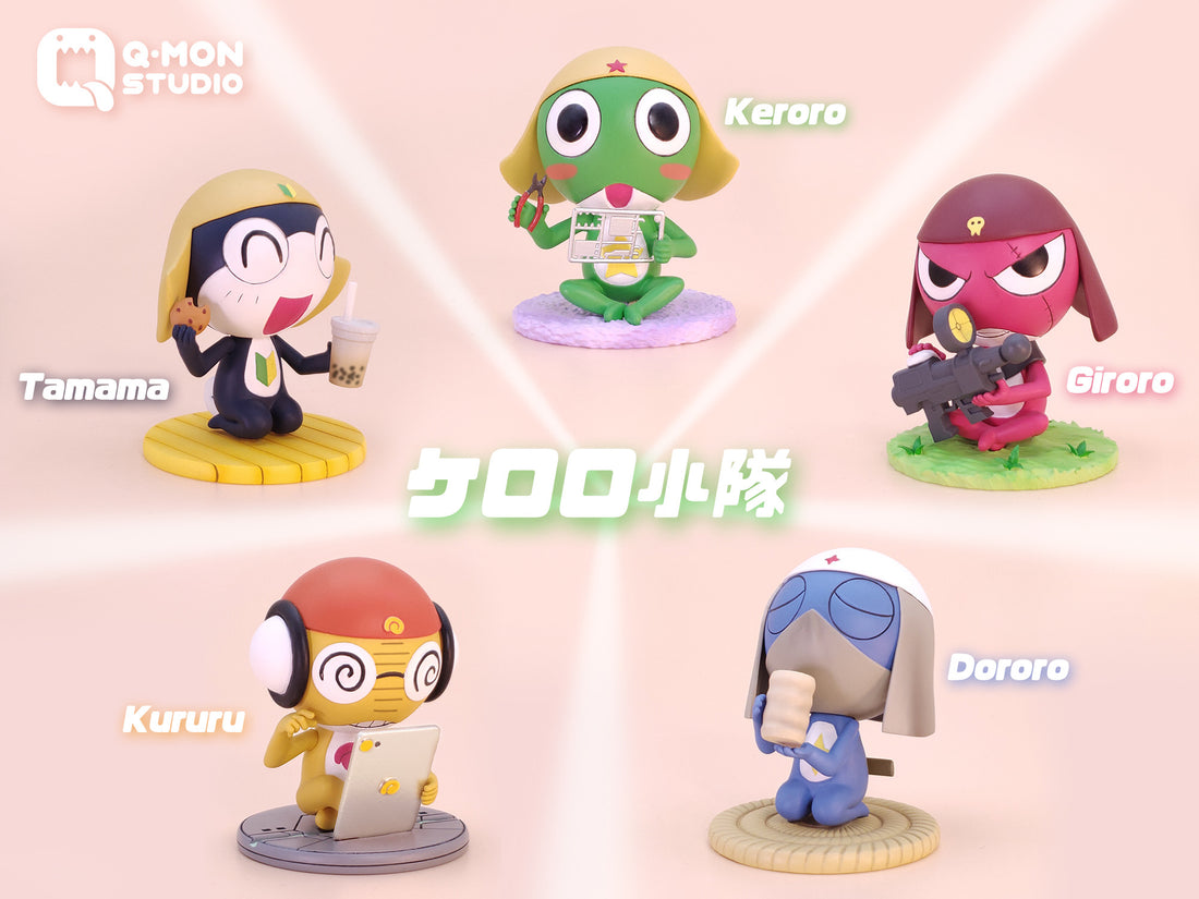 Keroro Gunsou Q MON Studio Keroro Team Resin Statue