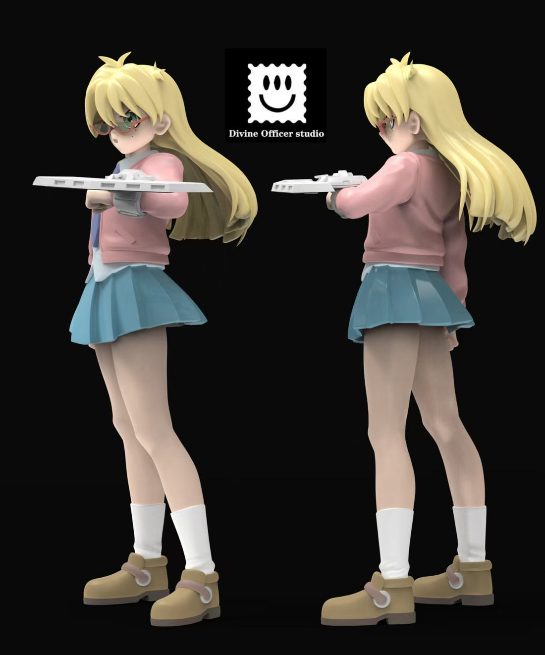 Yu-Gi-Oh! Divine Officer Studio Doma Arc Rebecca Hawkins Resin Statue