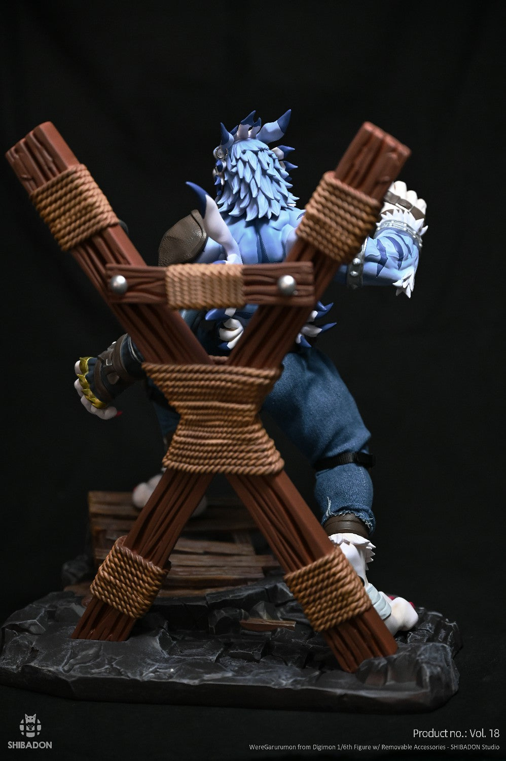 Digimon Shibadon Studio Were Garurumon Resin Statue – ClubHouse