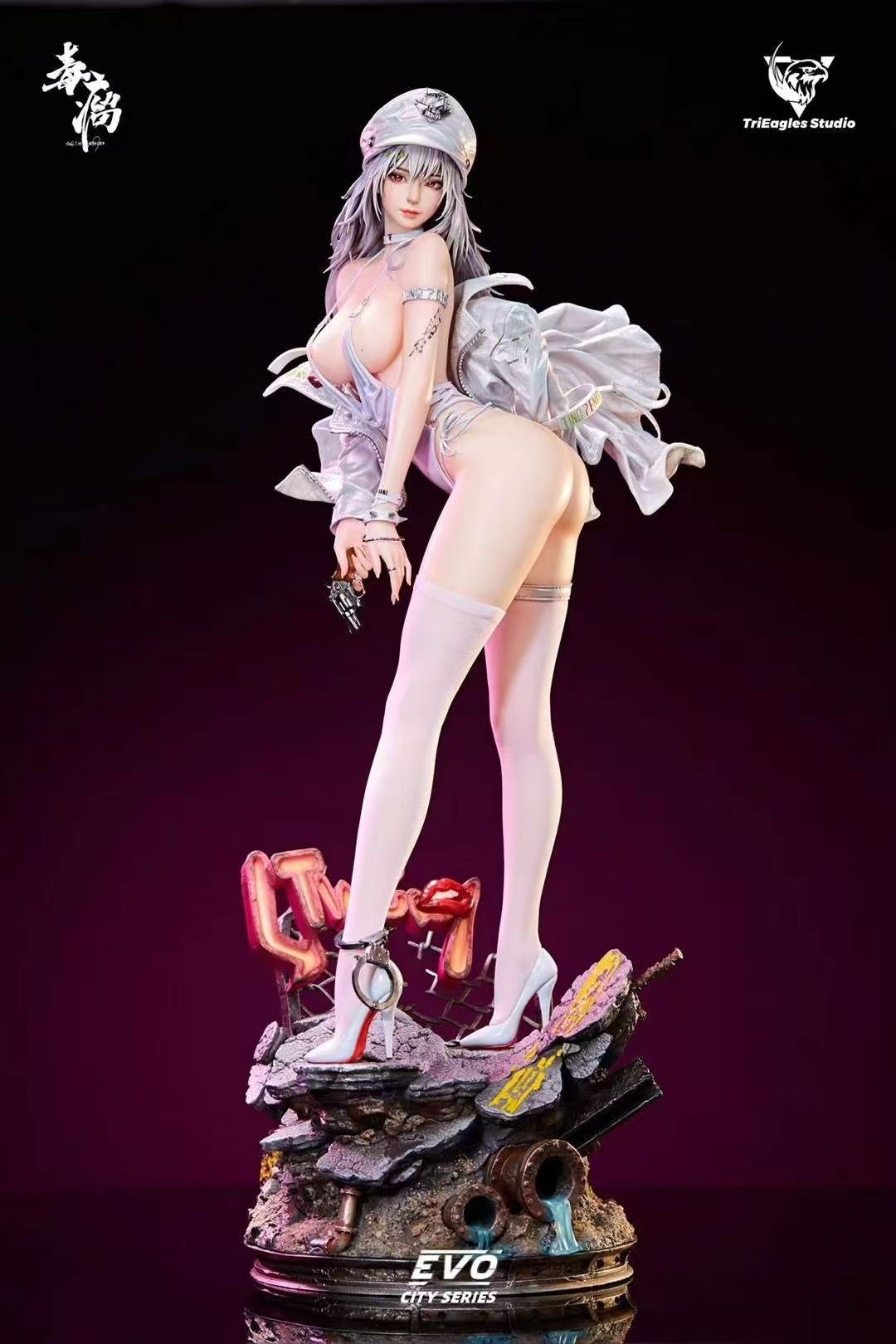 Original TriEagles Studio Blazing Tail Licensed Resin Statue