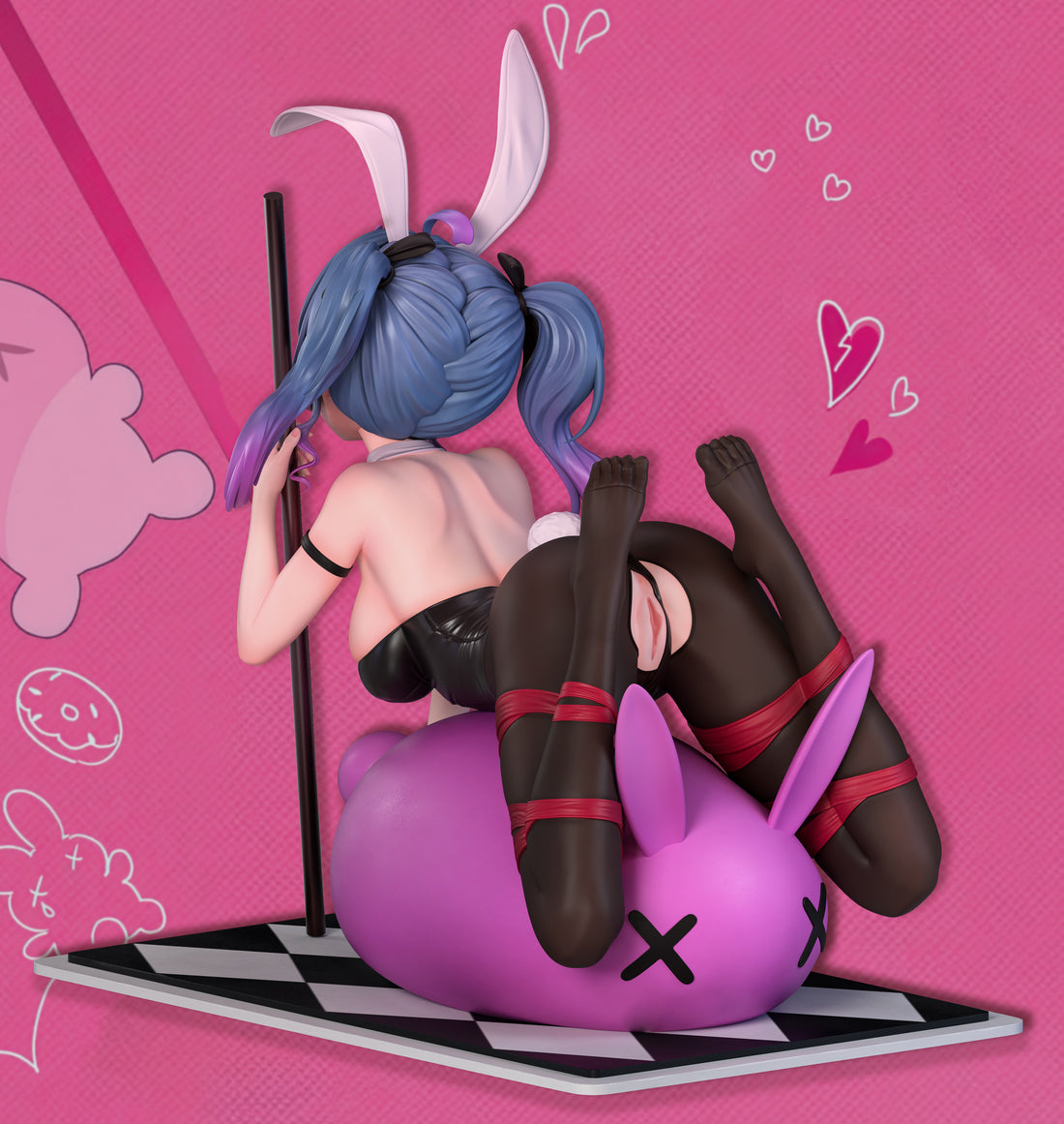 Rabbit Hole Arctic Wolf Studio Hatsune Miku Resin Statue