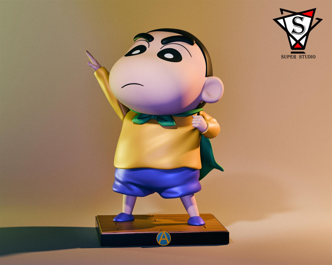 Crayon Shin Chan Super Studio Shinnosuke Nohara Transformation Resin Statue