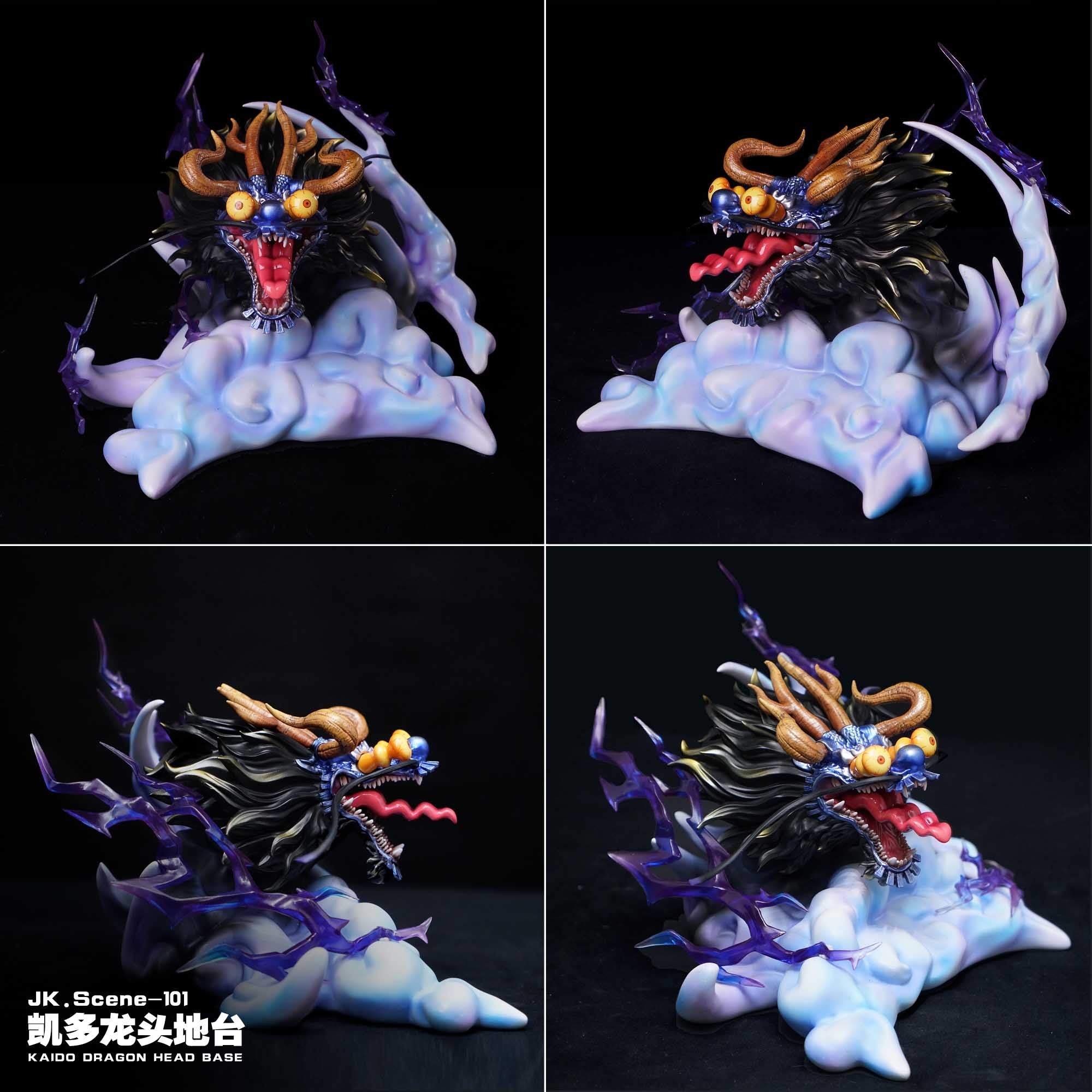 One Piece JacksDo Studio Kaido Dragon Head Base Resin Statue