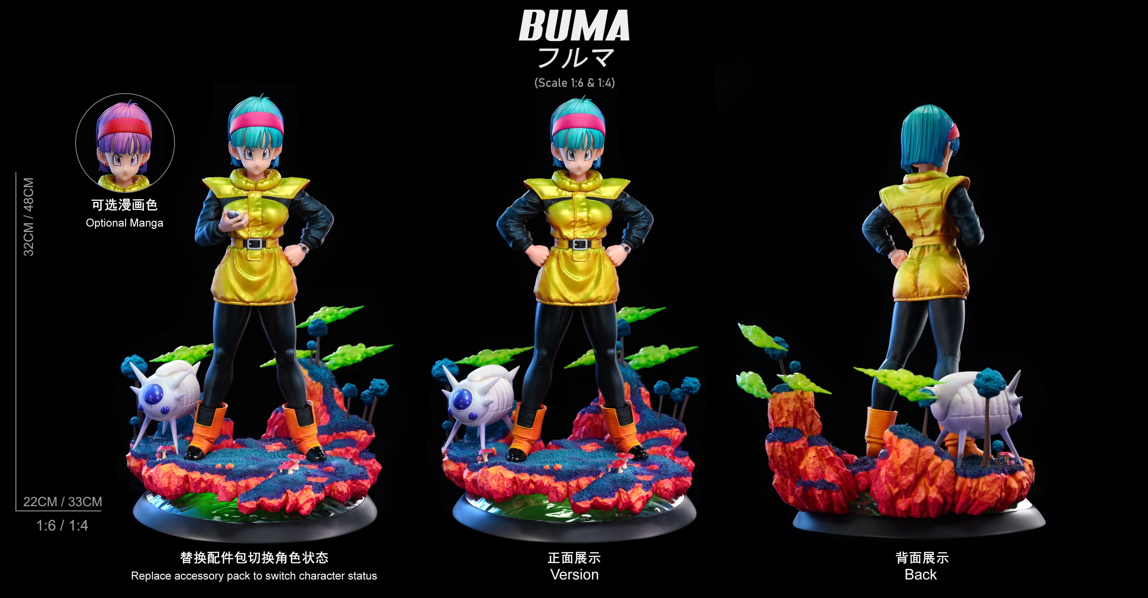 Dragon Ball White Hole Studio x Z Studio Bulma Resin Statue