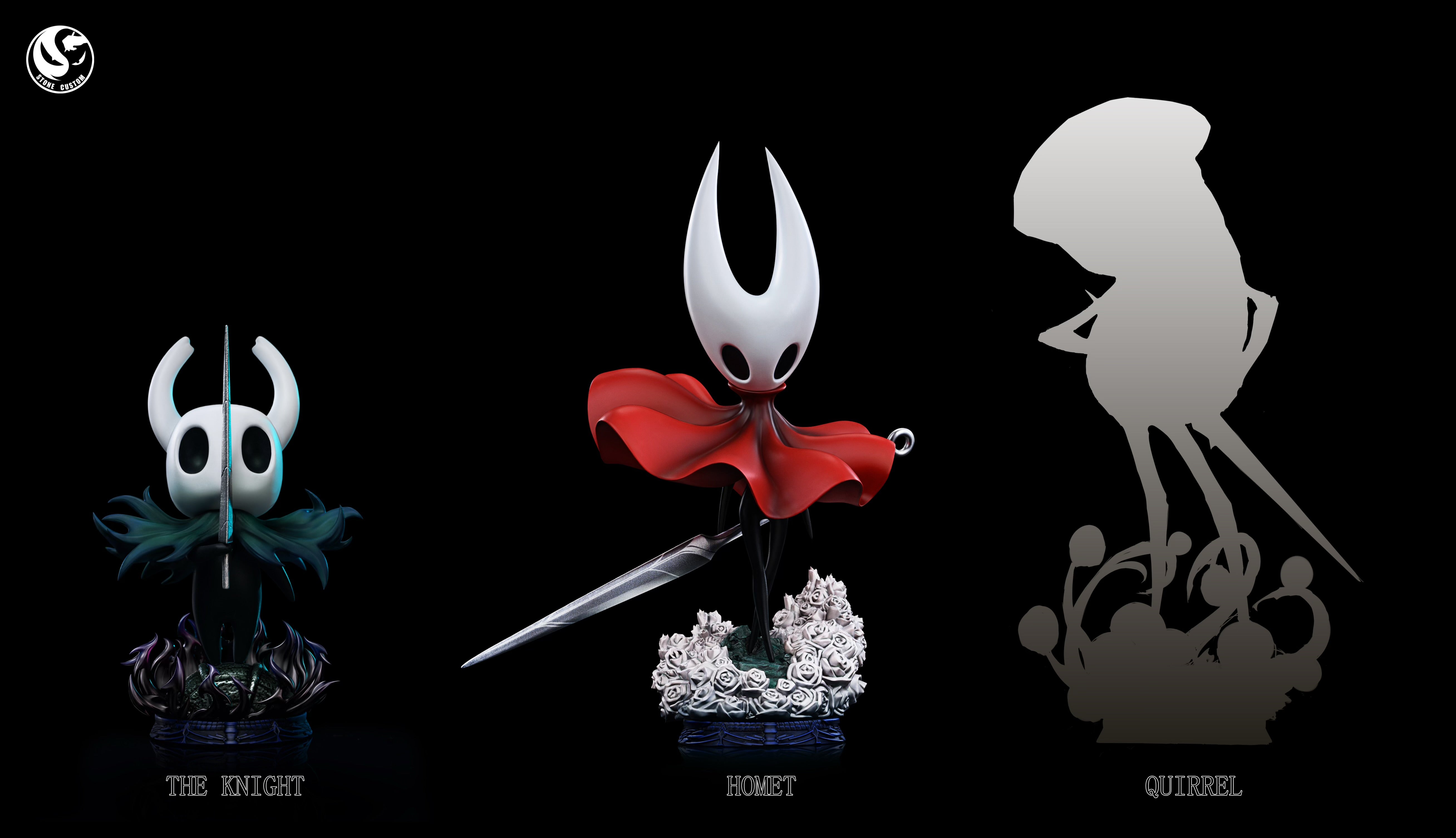 Hollow Knight Stone Custom Studio Hornet – ClubHouse Statues
