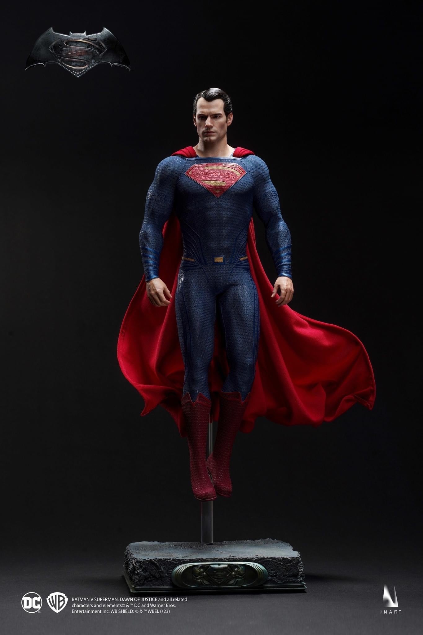 INART DC スーパーマン フィギュア DC Comics INART Studio Superman Licensed Collectible Licensed PVC