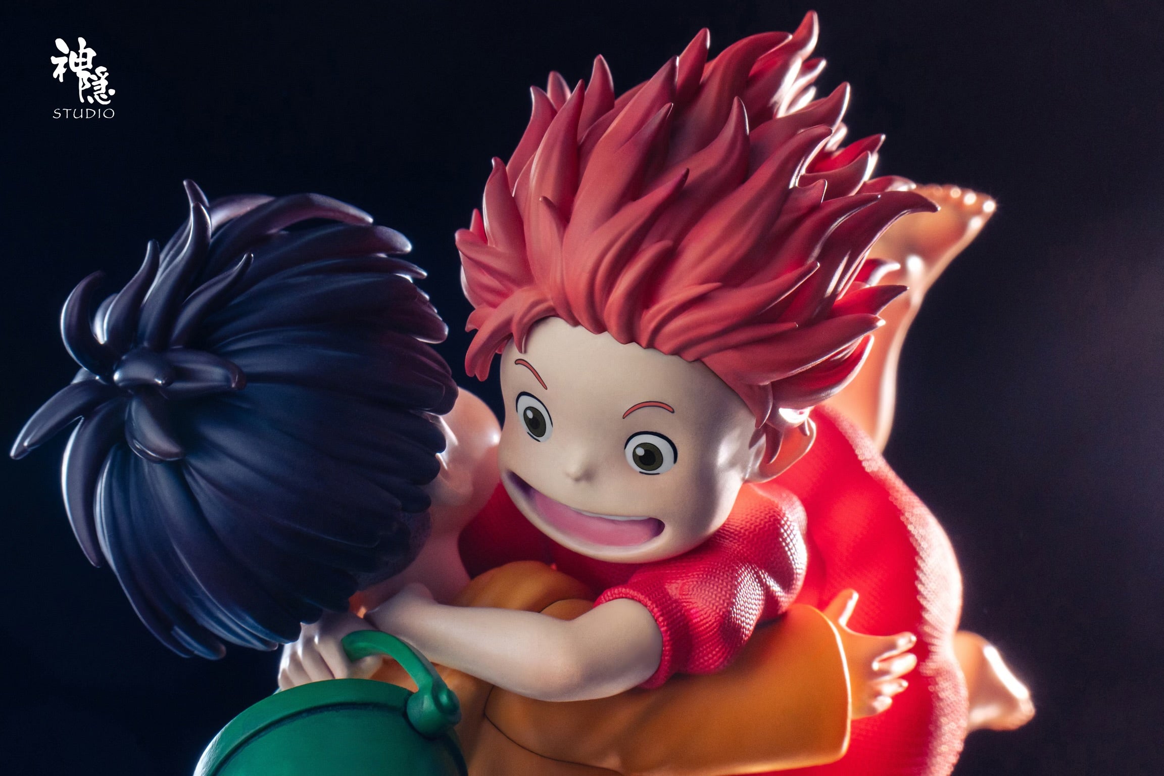 Ponyo on the Cliff ShenYin Studio Ponyo x Sosuke Resin Statue