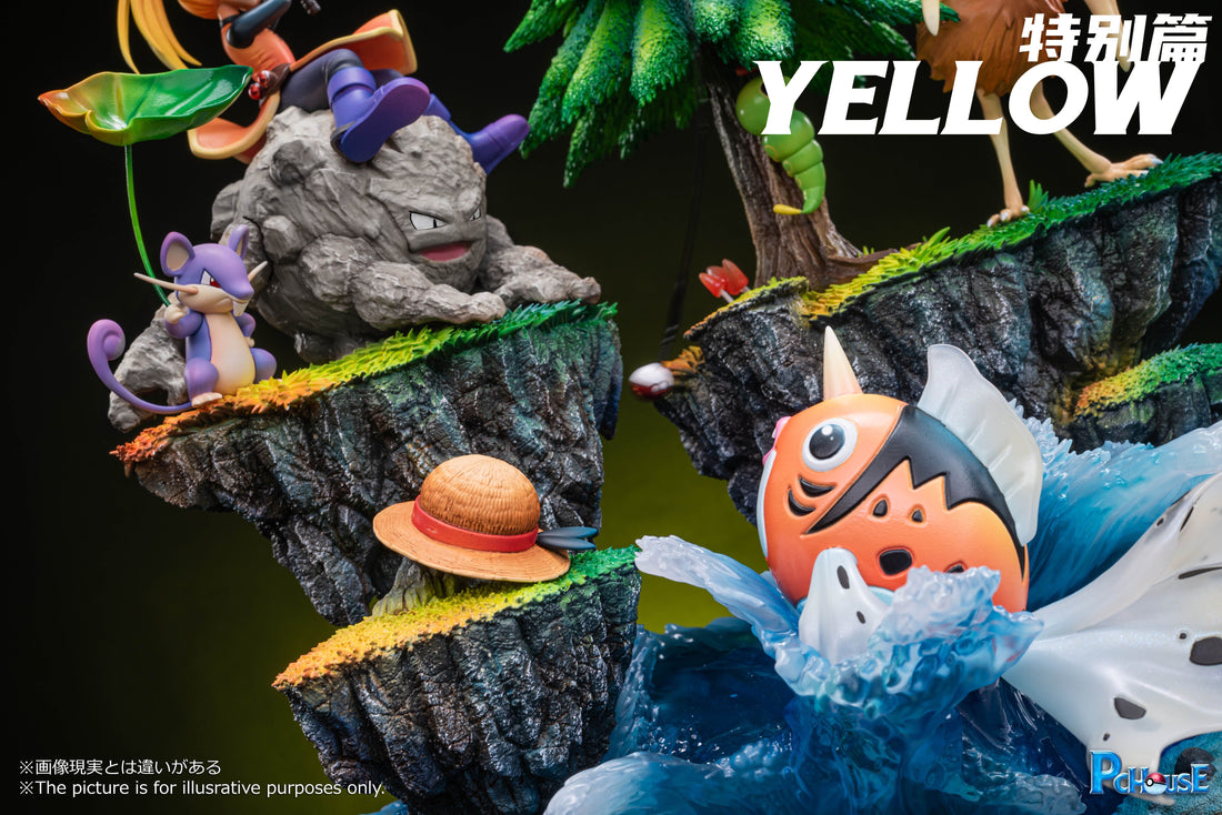Pokemon PcHouse Studio Yellow Resin Statue
