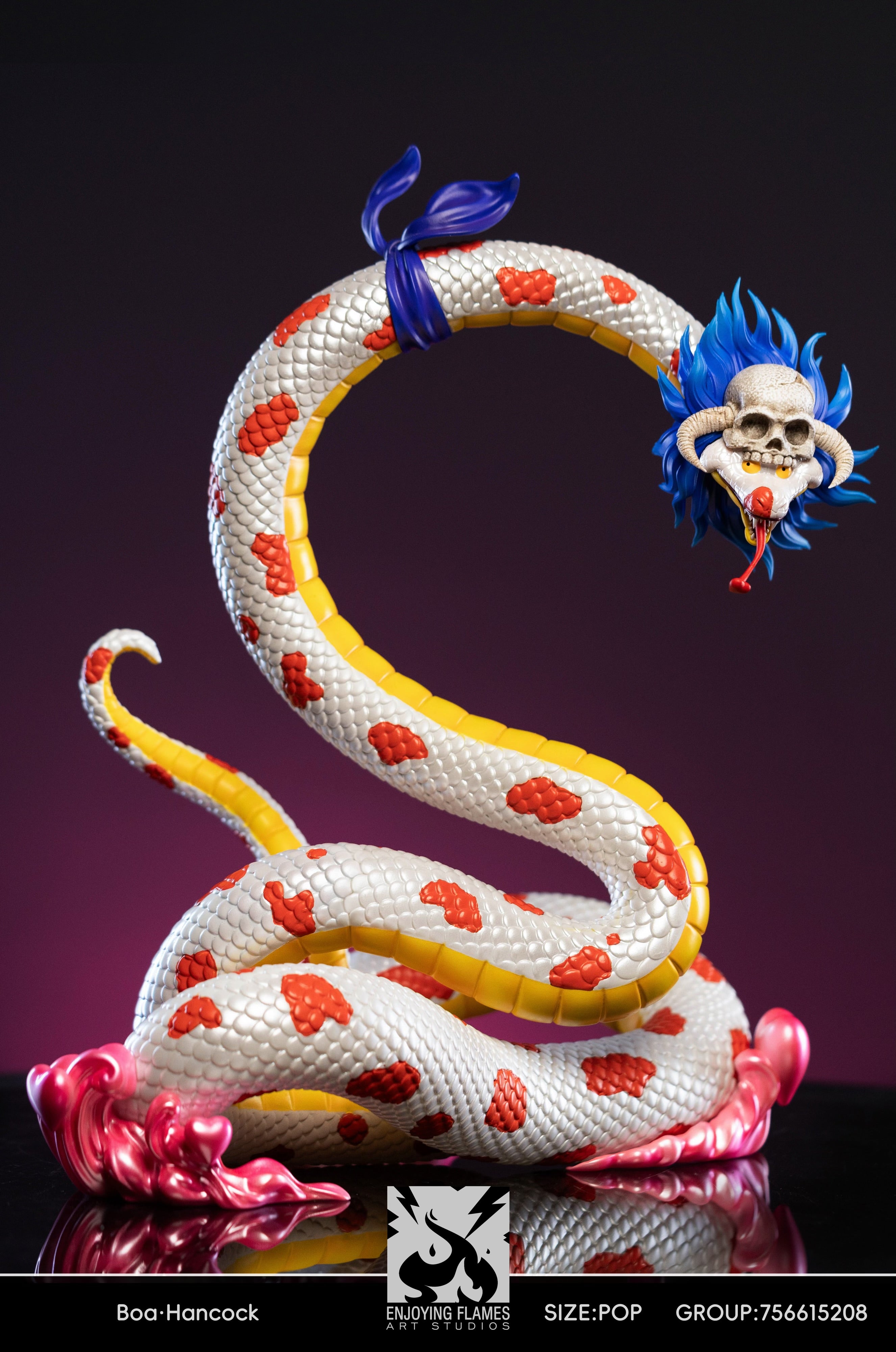 その他 MUSEE FLAME ART COLLECTION HANCOCK One Piece Enjoying Flames Studio Boa Hancock – ClubHouse Statues