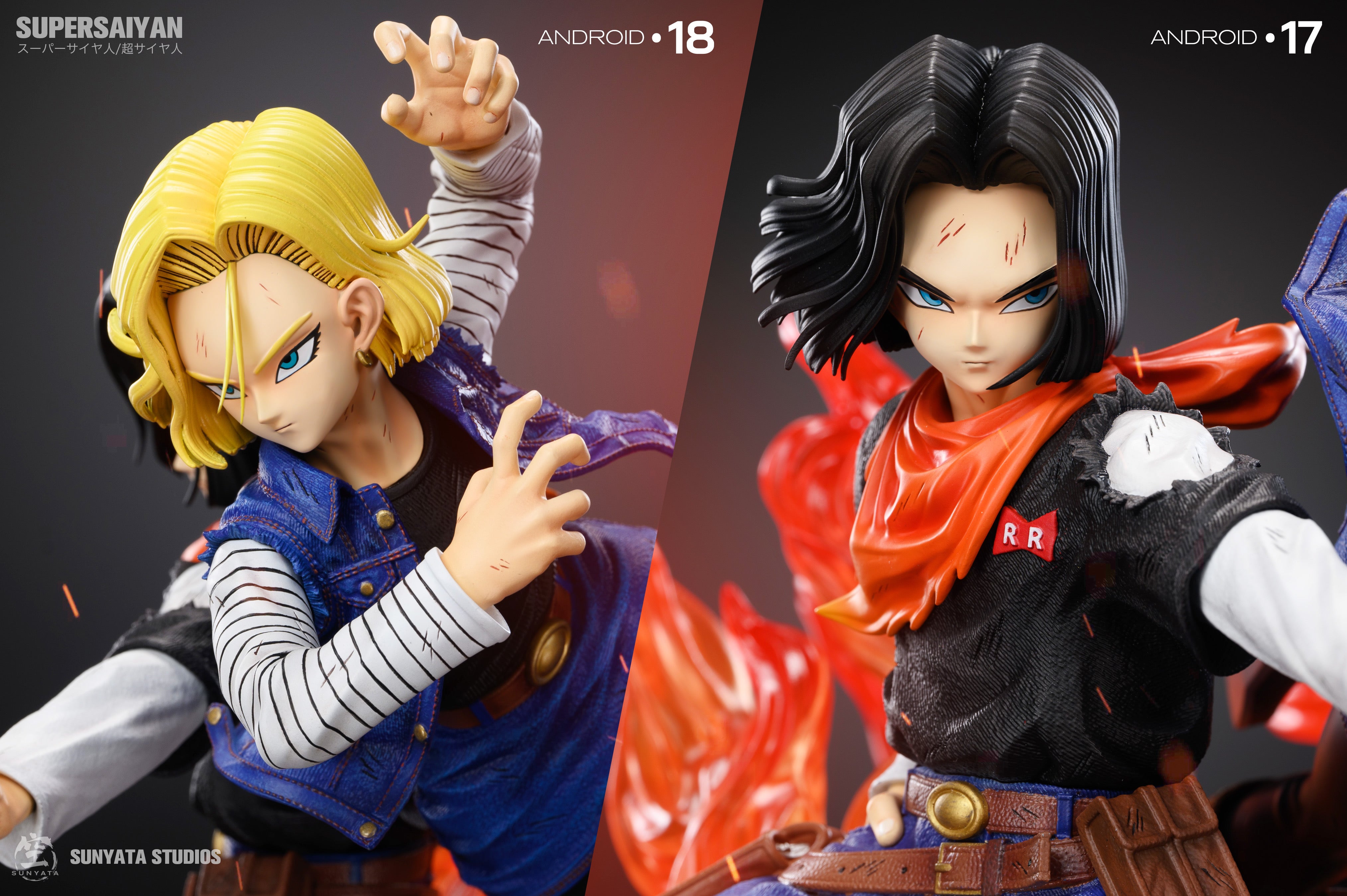 Dragon Ball Sunyata Studio Android 17 x Android 18 – ClubHouse Statues