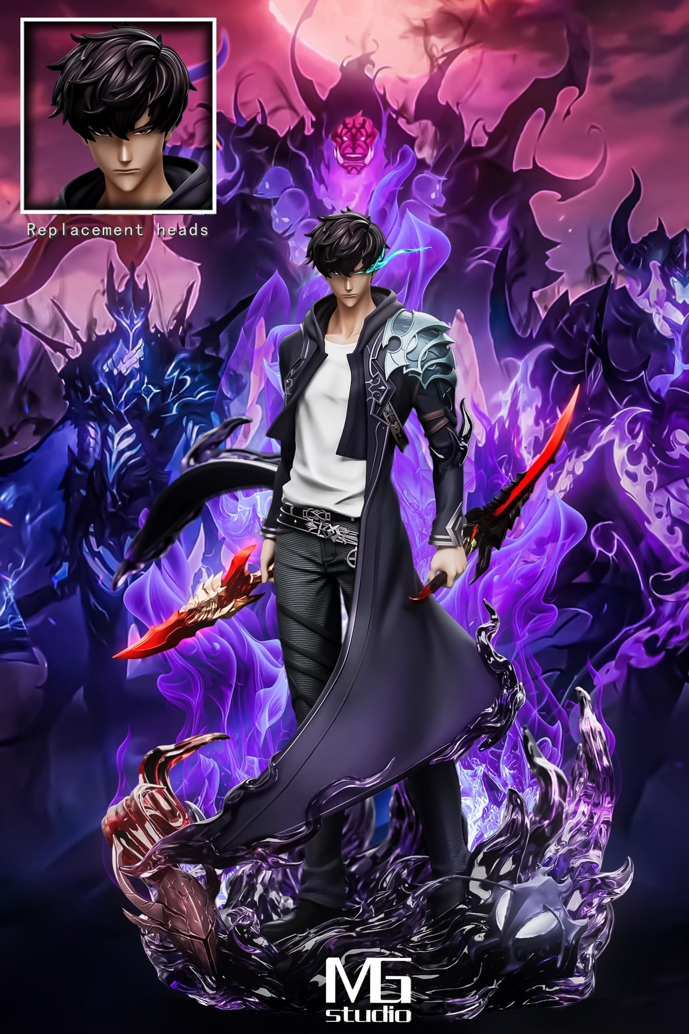 Sung Jin-Wo フィギュア MG Studio Solo Leveling MG Studio Sung Jin Woo Resin Statue