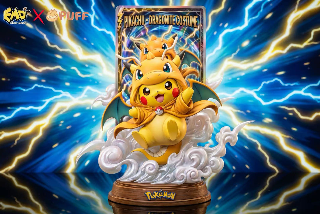 Pokémon Emo X Puff Studio Dragonite Pikachu
