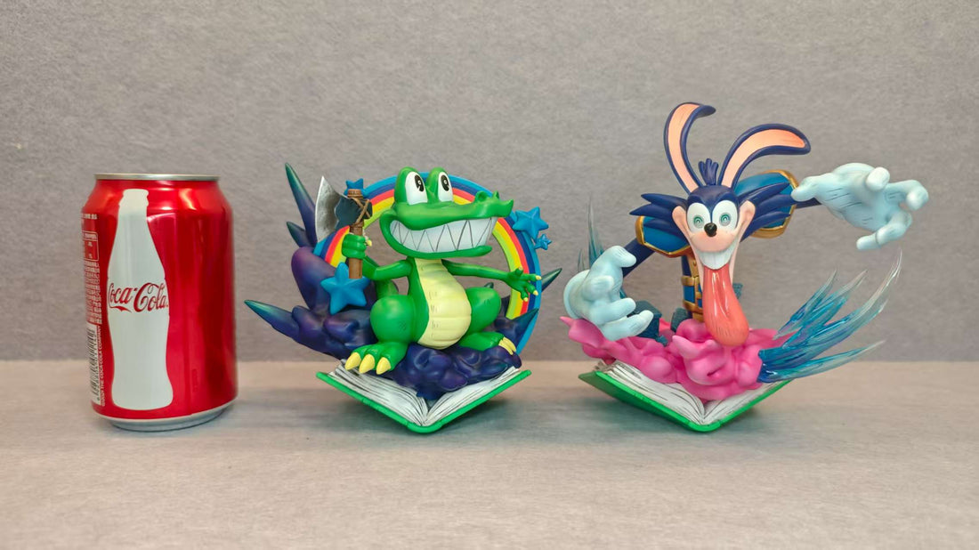 Yu-Gi-Oh! WASP Studio Toon Alligator x Dark rabbit Resin Statue