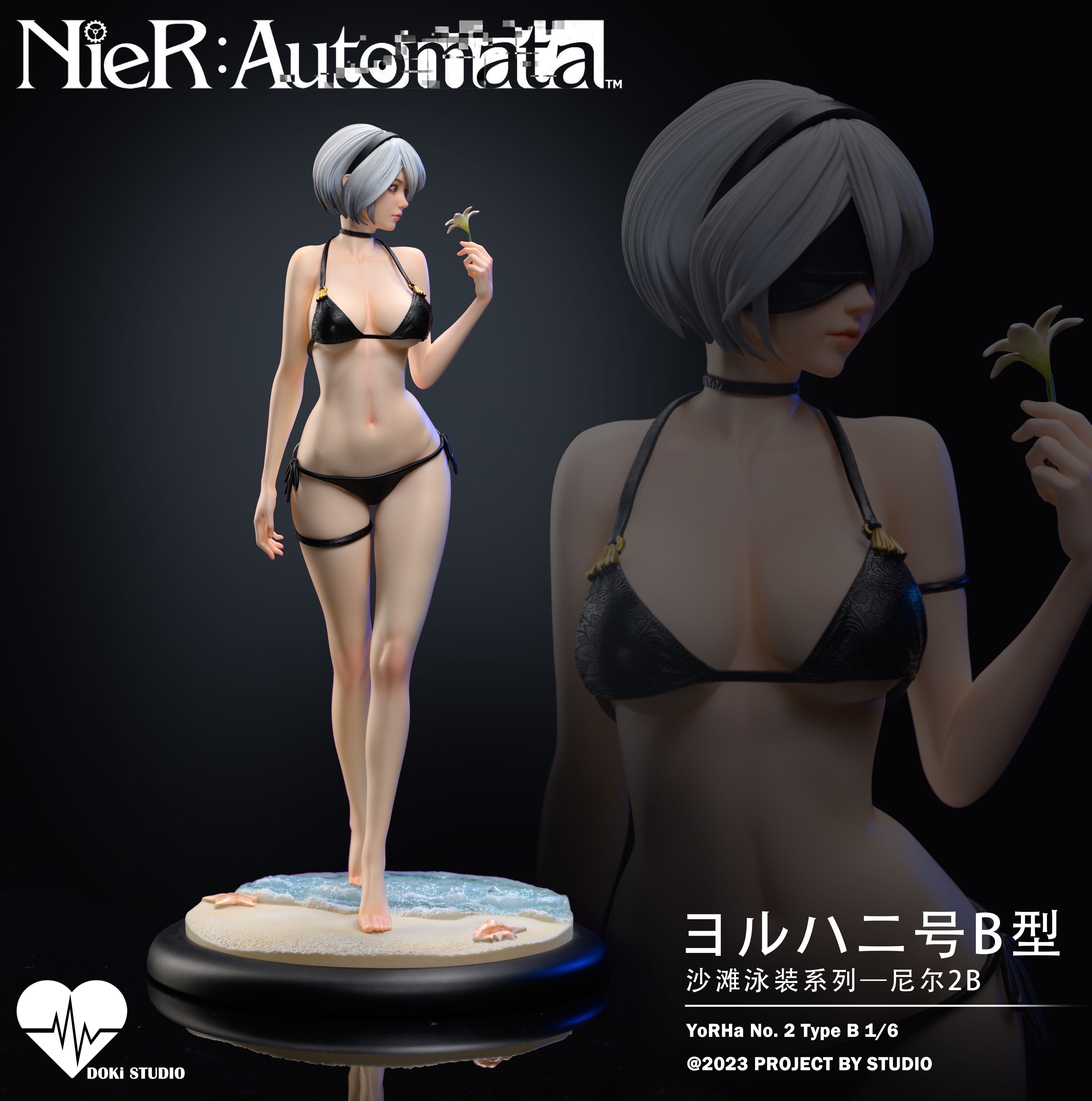 NieR Automata Doki Studio Swimwear 2B – ClubHouse Statues