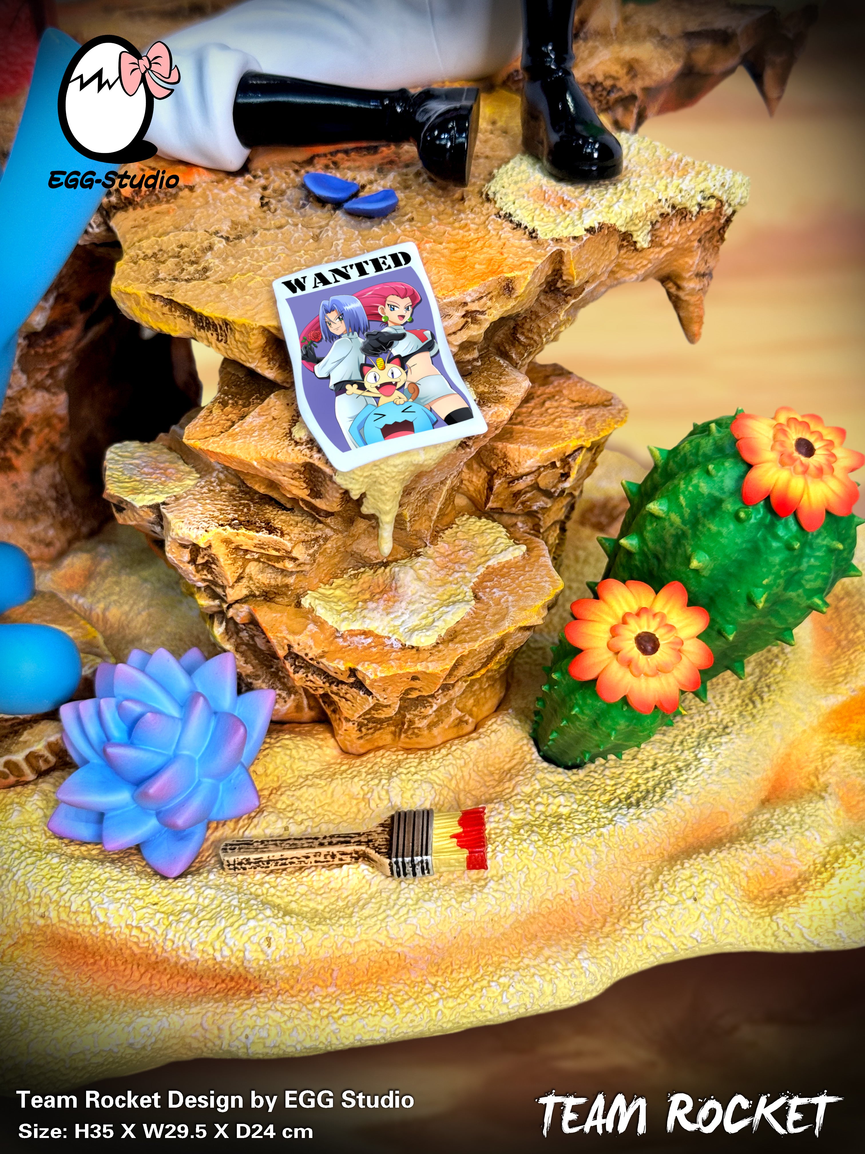 Pokemon EGG Studio Team Rocket V2 Resin Statue – ClubHouse