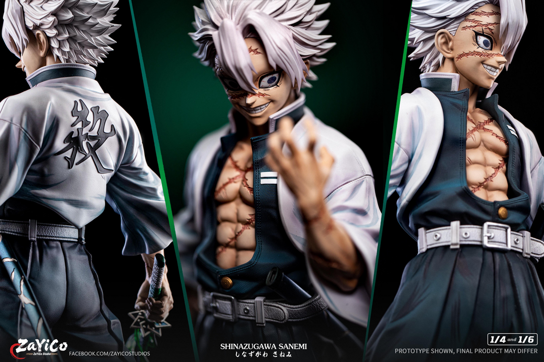 Demon Slayer Zayico Studio Shinazugawa Sanemi Resin Statue