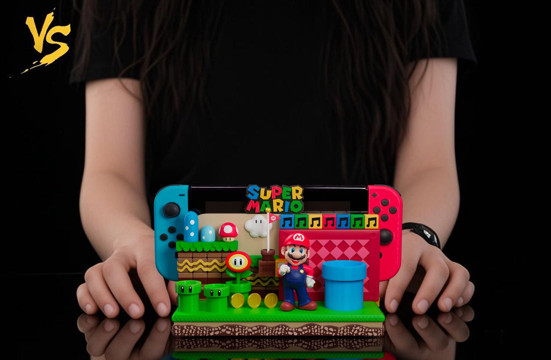 Mario Bros VS Studio Mario Scene Resin Statue