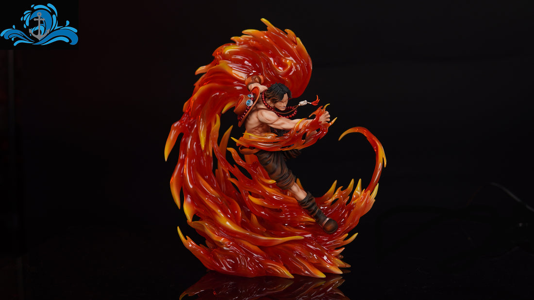 One Piece Po Lang Studio Portgas D Ace Resin Statue