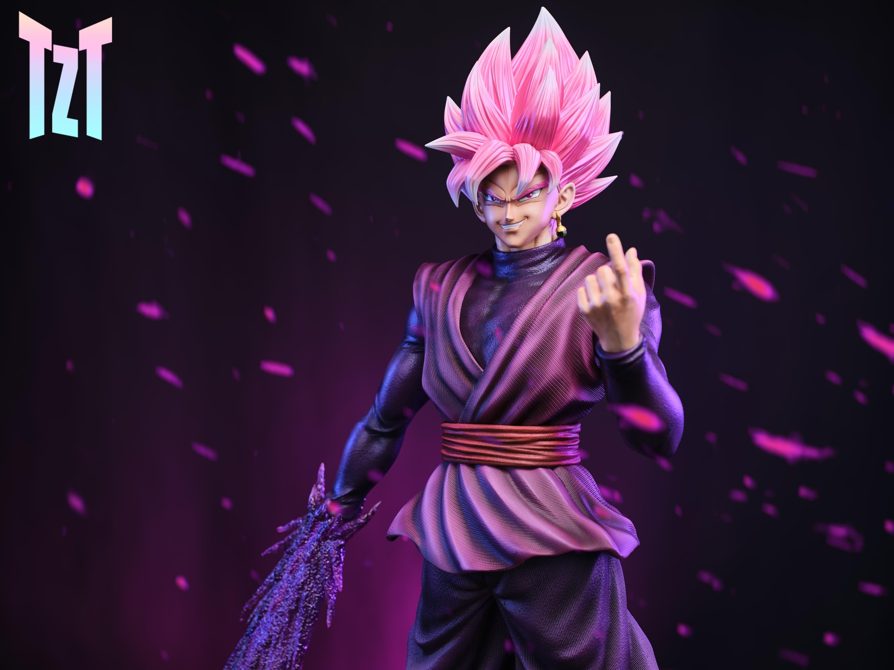 Dragon Ball TZT Studio Super Saiyan Rose Black Goku Resin Statue