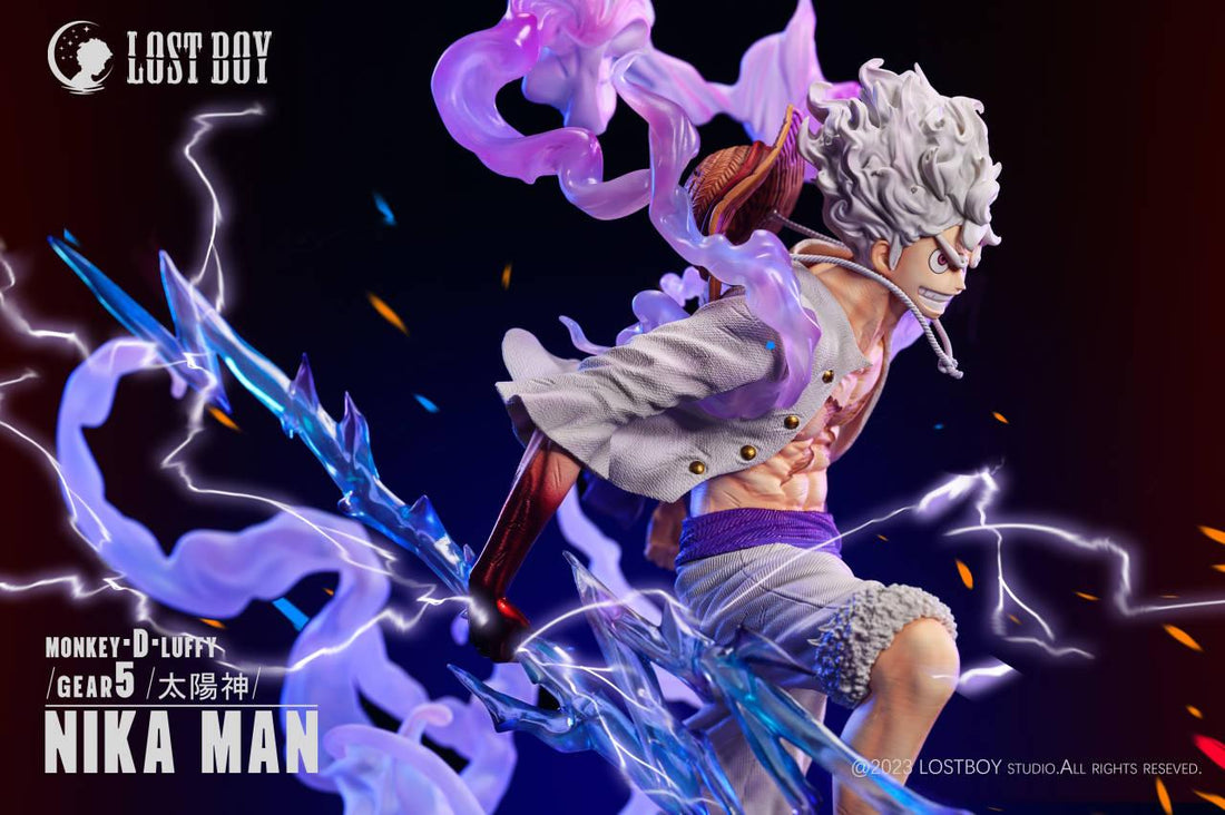One Piece Lost Boy Studio Nika Luffy Resin Statue