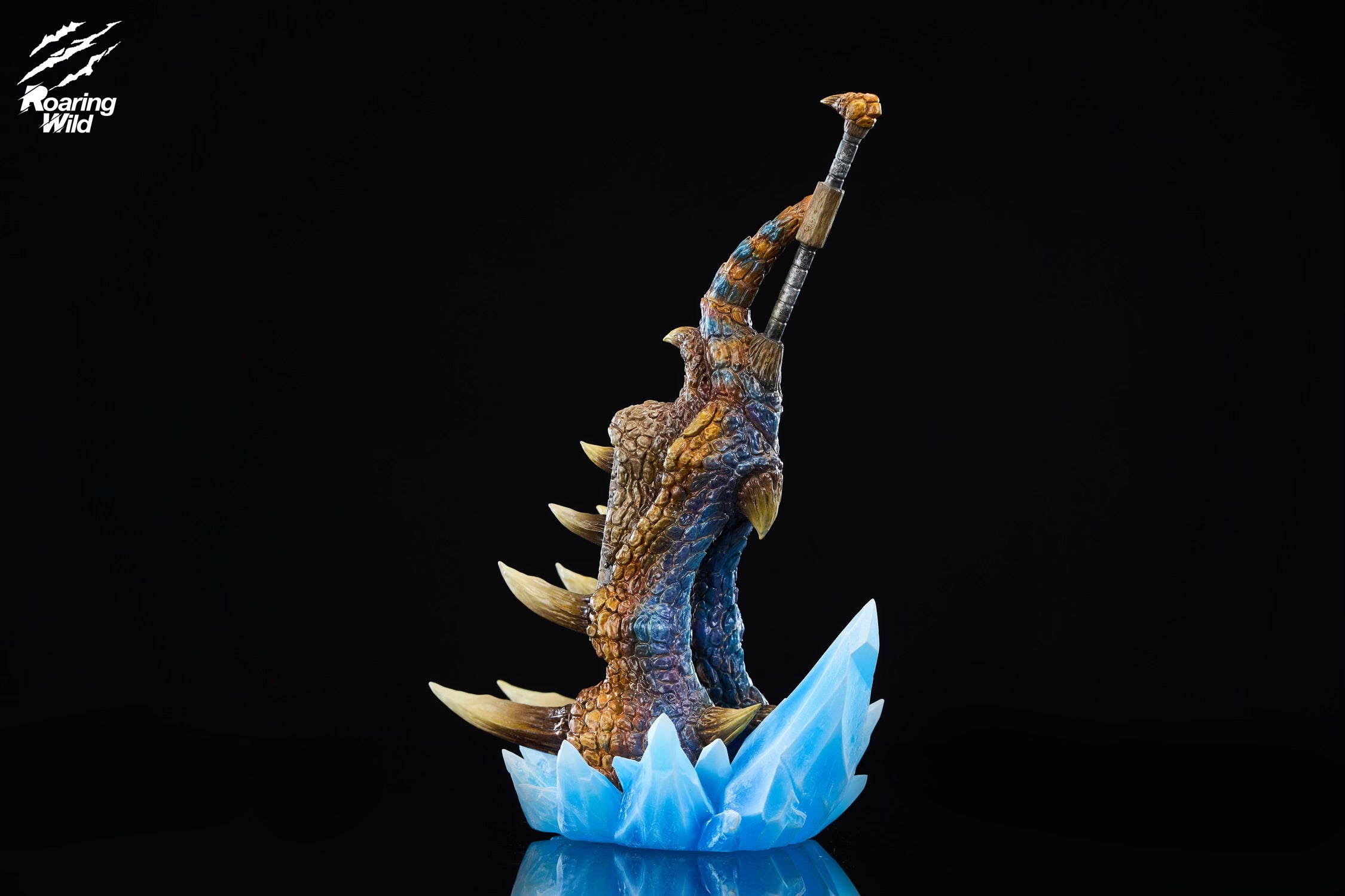 Monster Hunter Roaring Wild Studio Tigrex Head x Great Sword Resin