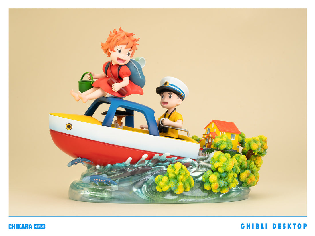 Ponyo on the Cliff Chikara Studio Ponyo Resin Statue