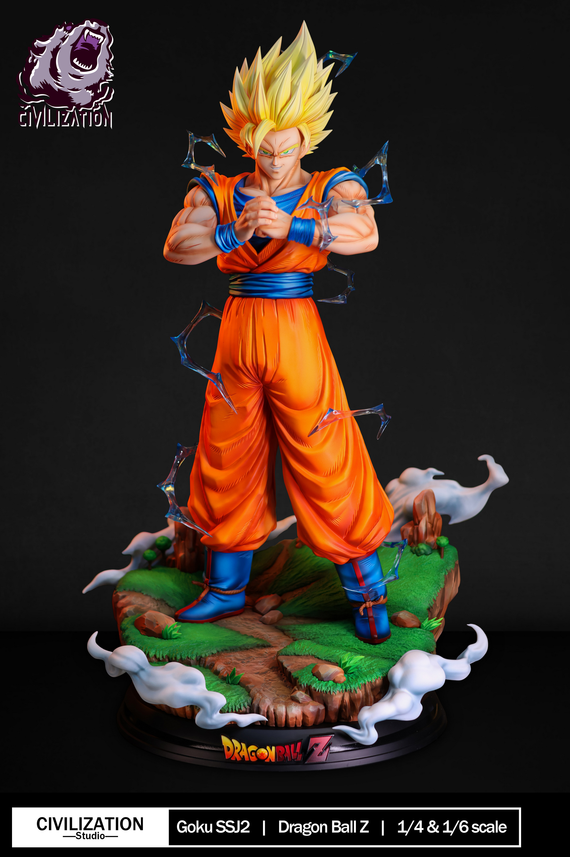Dragon Ball Civilization Studio Goku Super Saiyan 2 SSJ2 Dragon Ball Civilization Studio Goku Super Saiyan 2 SSJ2