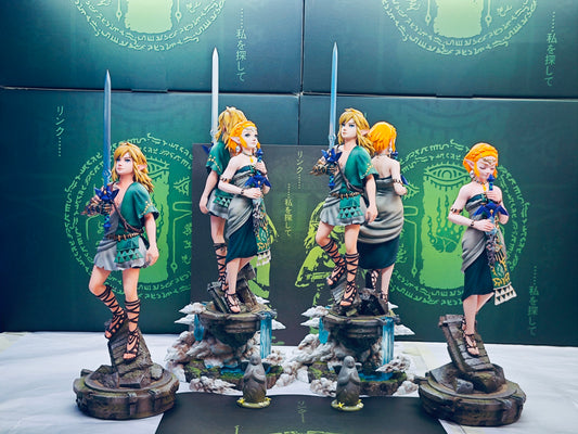 The Legend of Zelda FairyLand Studio Link x Zelda Temple Of Time Resin