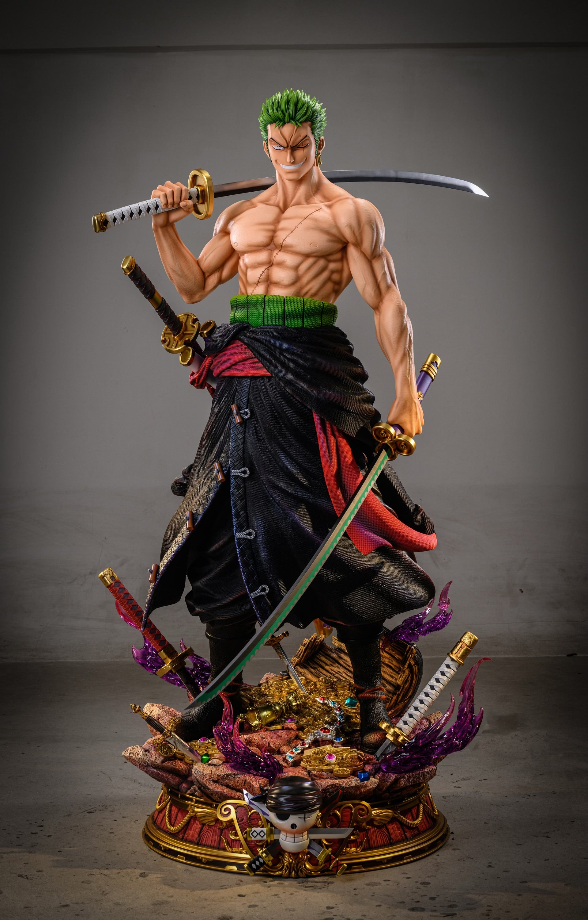 置物 lose one's way One Piece LX Studio Roronoa Zoro V3 Lifesize Resin Statue