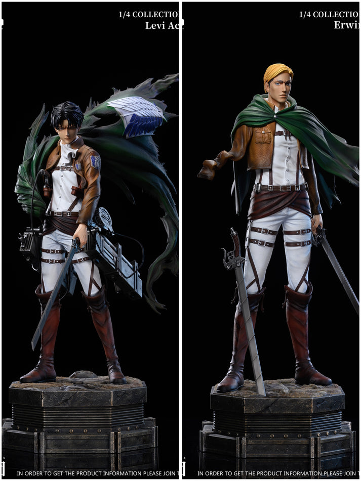 Attack on Titan JR Studio Levi x Erwin Resin Statue – ClubHouse Statues