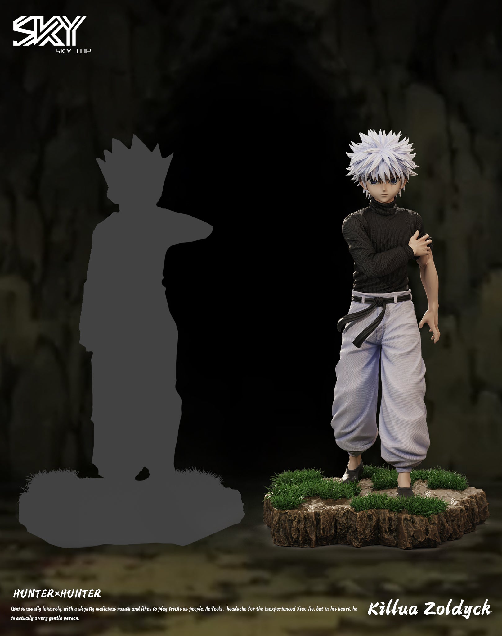 Hunter x Hunter Sky Top Studio Killua Zoldyck Resin Statue