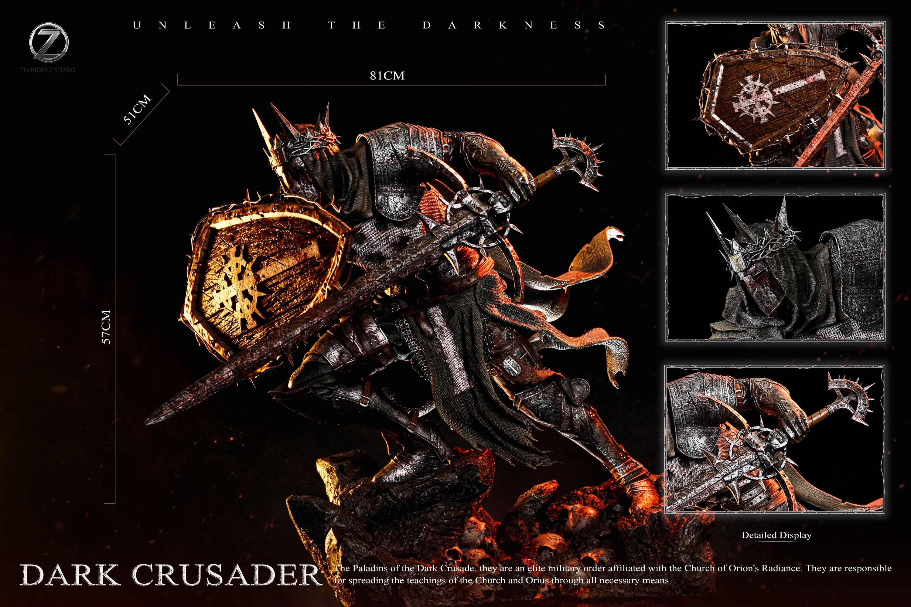 Lords of the Fallen Thunder Z Studio Dark Crusader – ClubHouse Statues