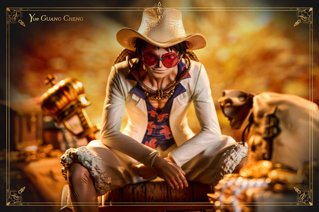 One Piece YGC Studio Film Gold Luffy Resin Statue