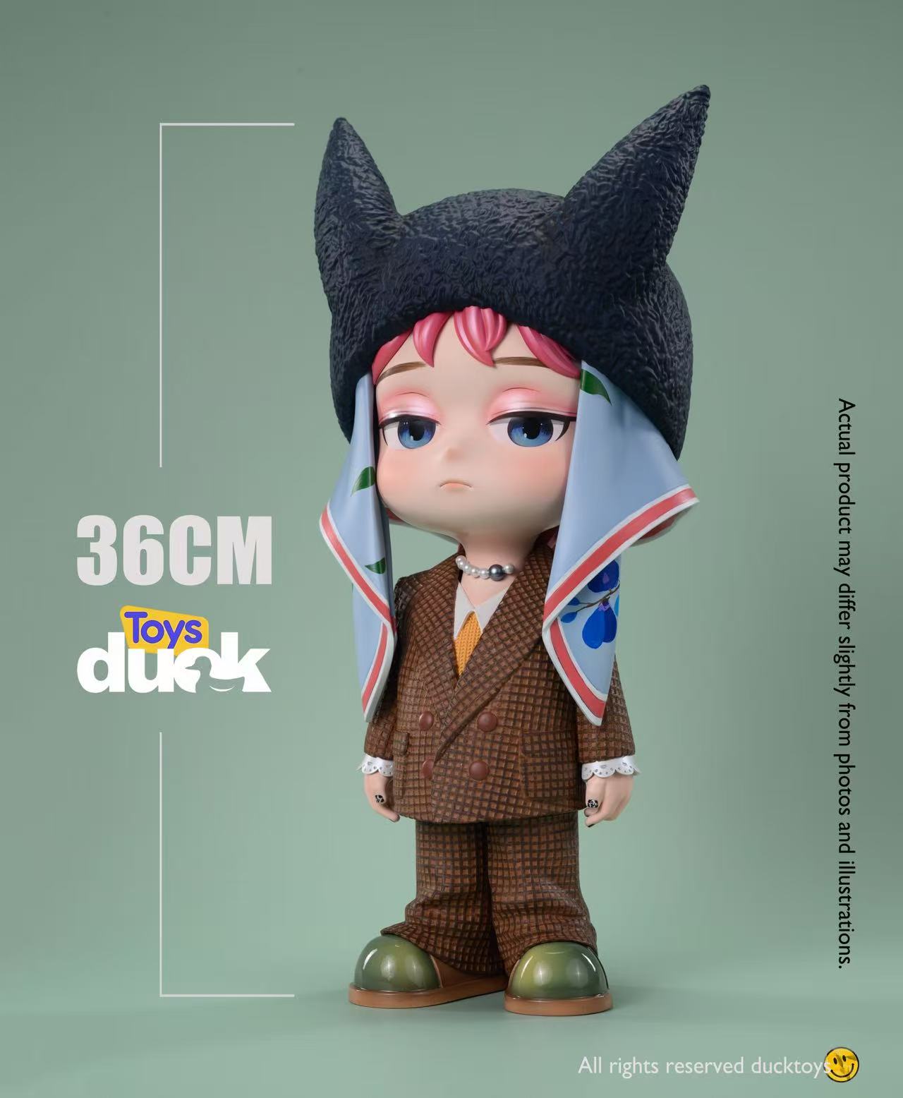 Superstar Duck Toys G-Dragon GD Black Rabbit Resin Statue