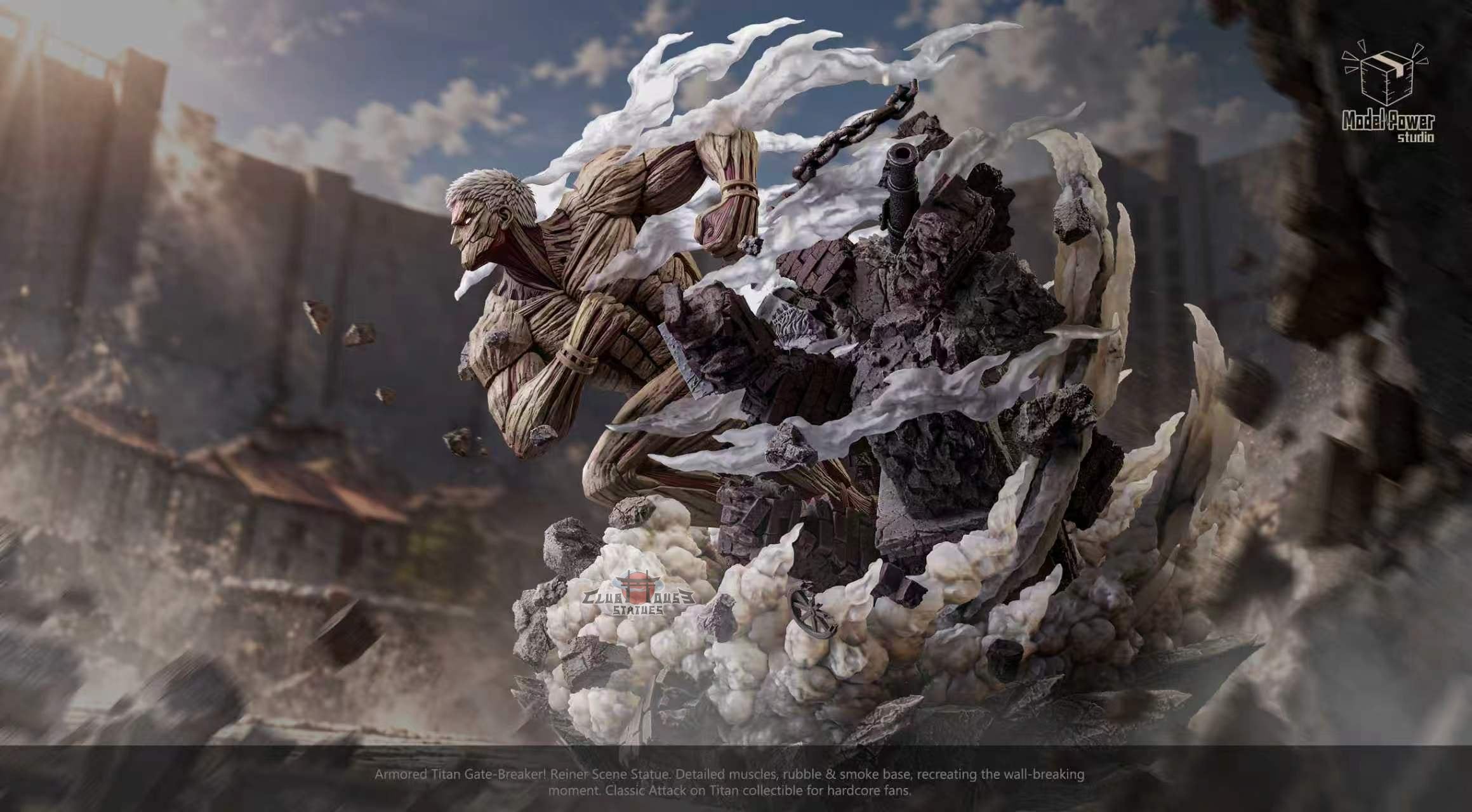 Attack On Titan Model Power Studio Armored Titan – ClubHouse Statues