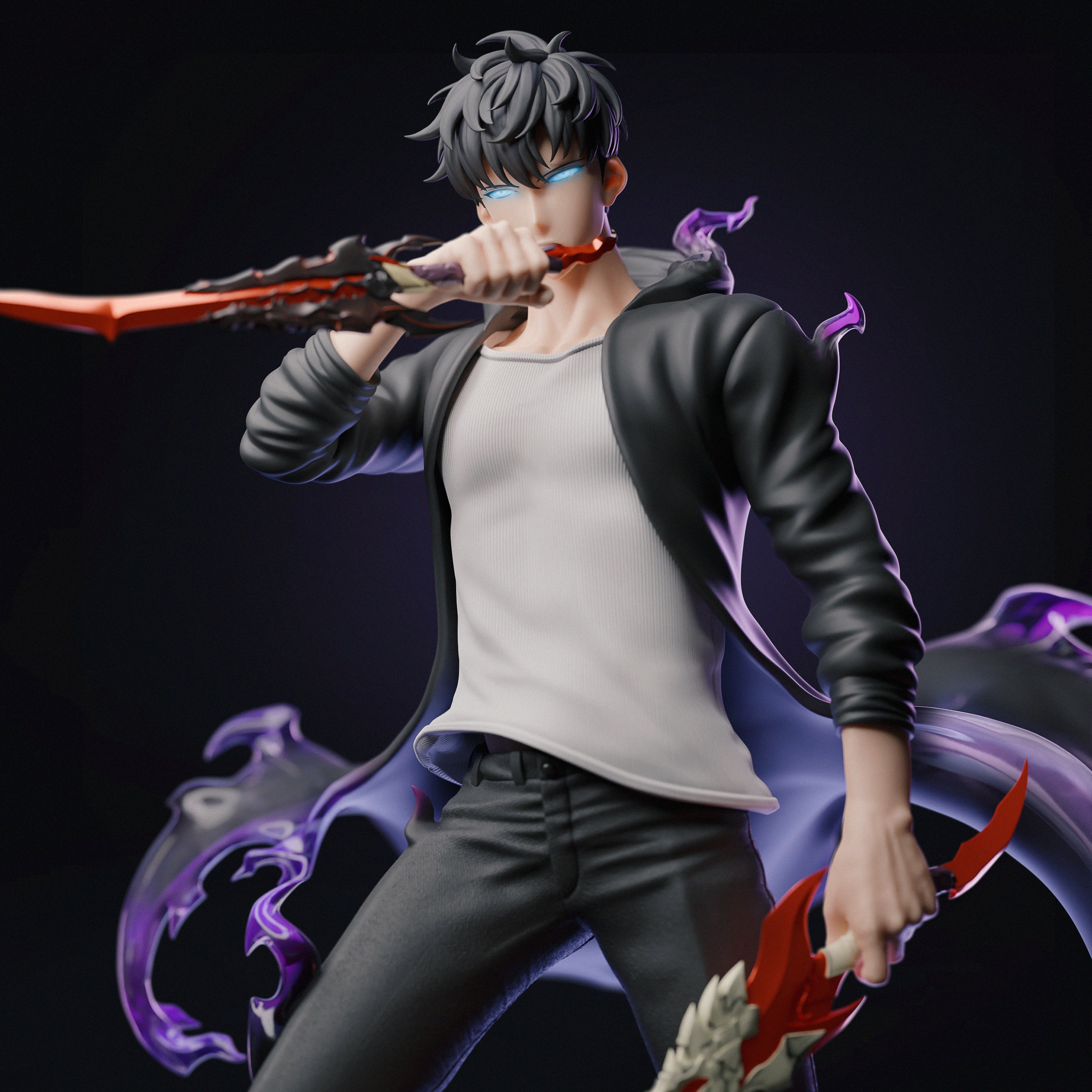 Solo Leveling Player 1 Studio Sung Jin Woo – ClubHouse Statues