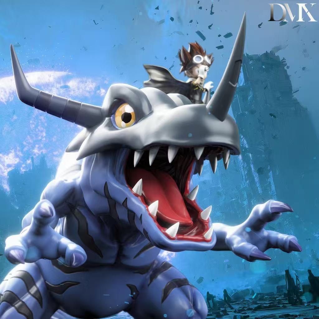 Digimon DMX Studio Greymon X Yagami Taichi Resin Statue