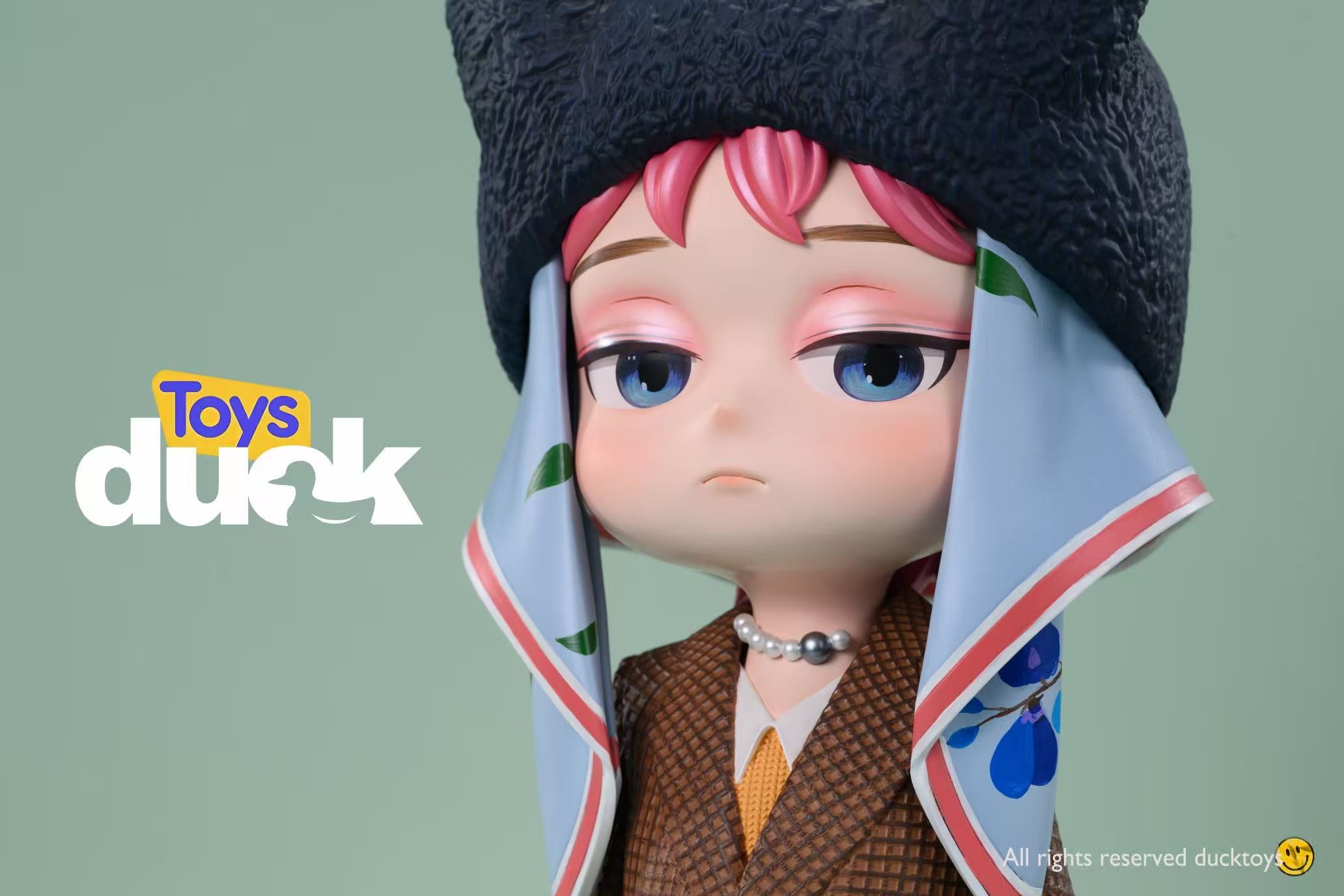 Superstar Duck Toys G-Dragon GD Black Rabbit Resin Statue