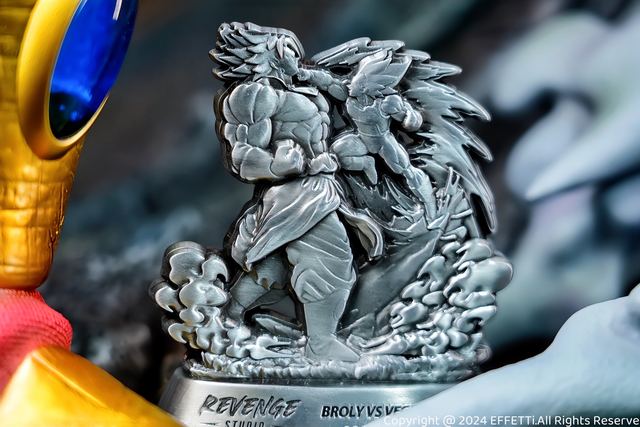 Dragon Ball Revenge Studio Broly VS Vegeta Resin Statue