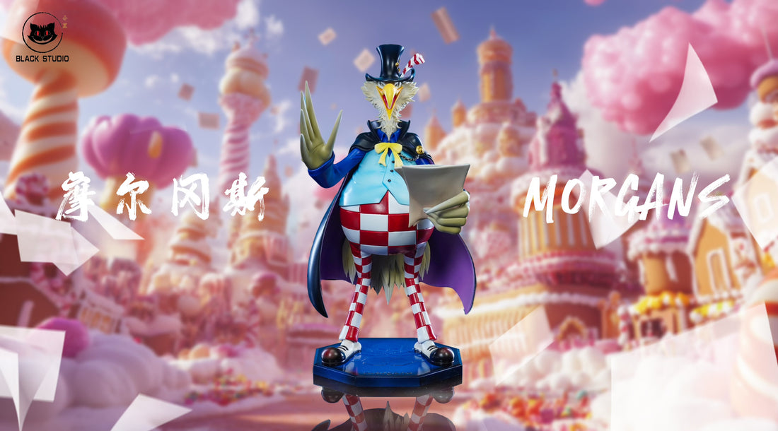 One Piece Black Studio Morgans Resin Statue