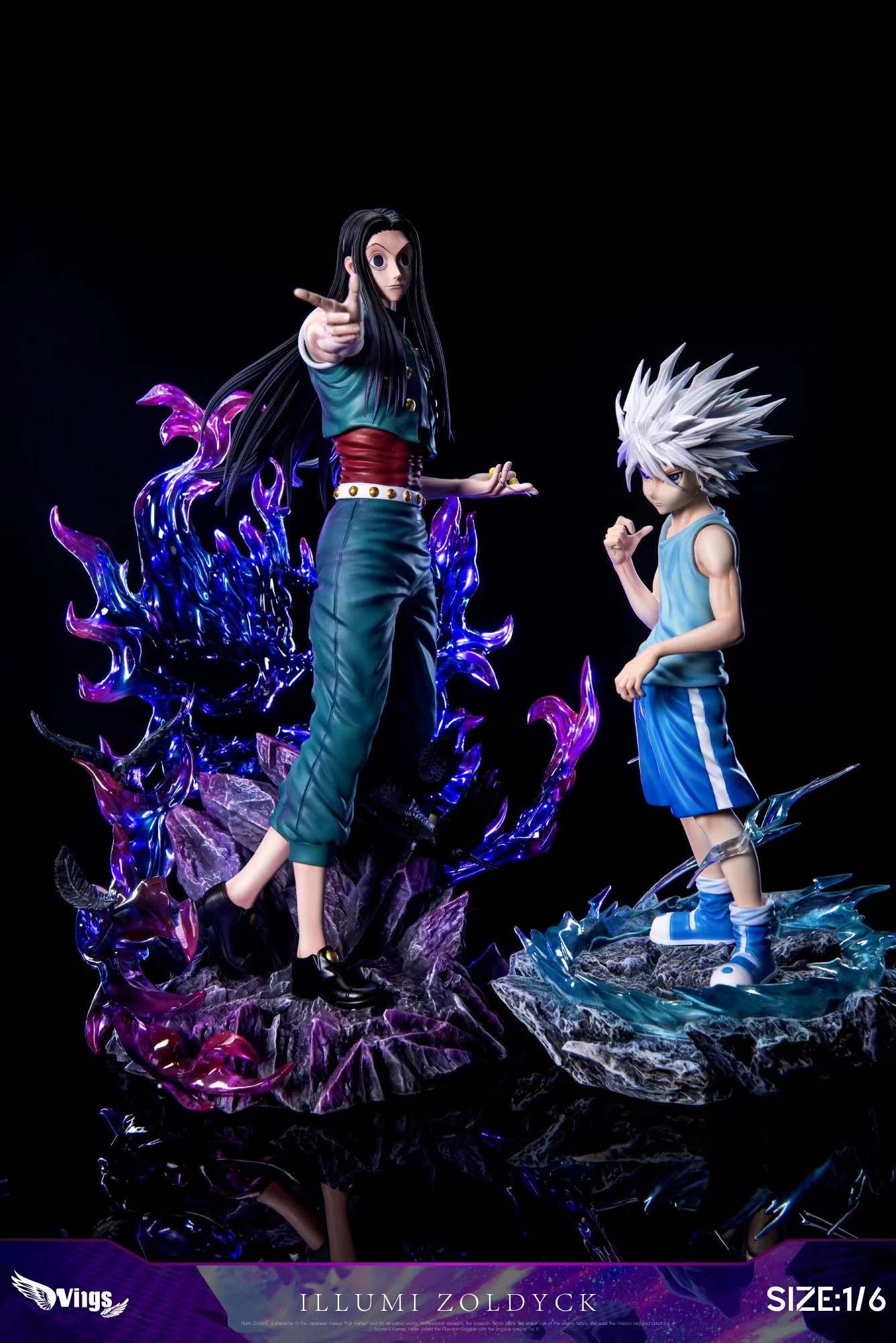ワンピース　HUNTERXHUNTER　フィギュア㊳ Hunter x Hunter Wings Studio Illumi Zoldyck Resin Statue