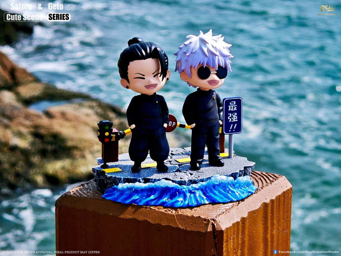 Jujutsu Kaisen Real Creation Studio Gojo Satoru x Suguru Geto Street Gang V3 Resin Statue
