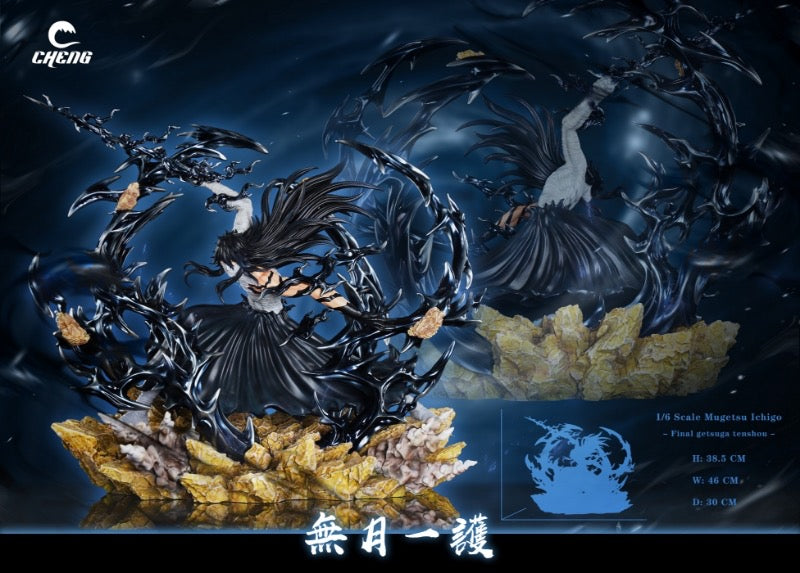 Bleach Cheng Studio Slaying Moon Kurosaki Ichigo V2 Resin Statue