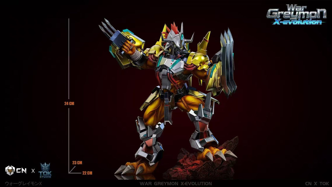 Digimon TOK Studio WarGreymon X Evolution Resin Statue