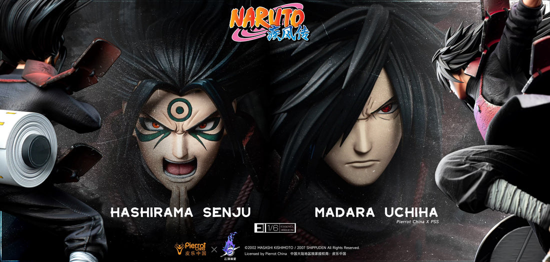 Naruto PickStar Studio Senju Hashirama x Uchiha Madara Licensed Resin Statue