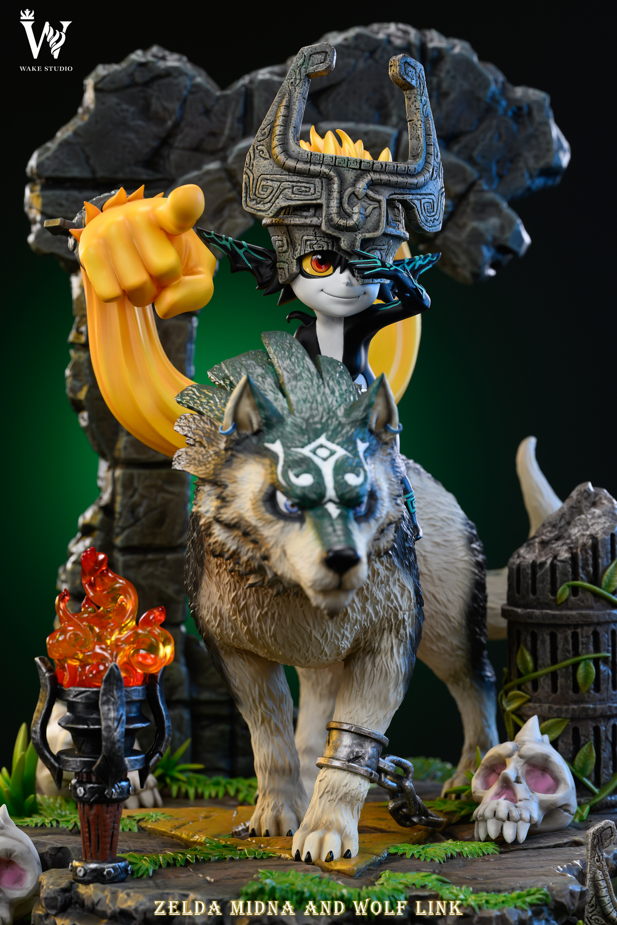 The Legend of Zelda Wake Studio Wolf Link x Midna – ClubHouse Statues The Legend of Zelda Wake Studio Wolf Link x Midna – ClubHouse Statues