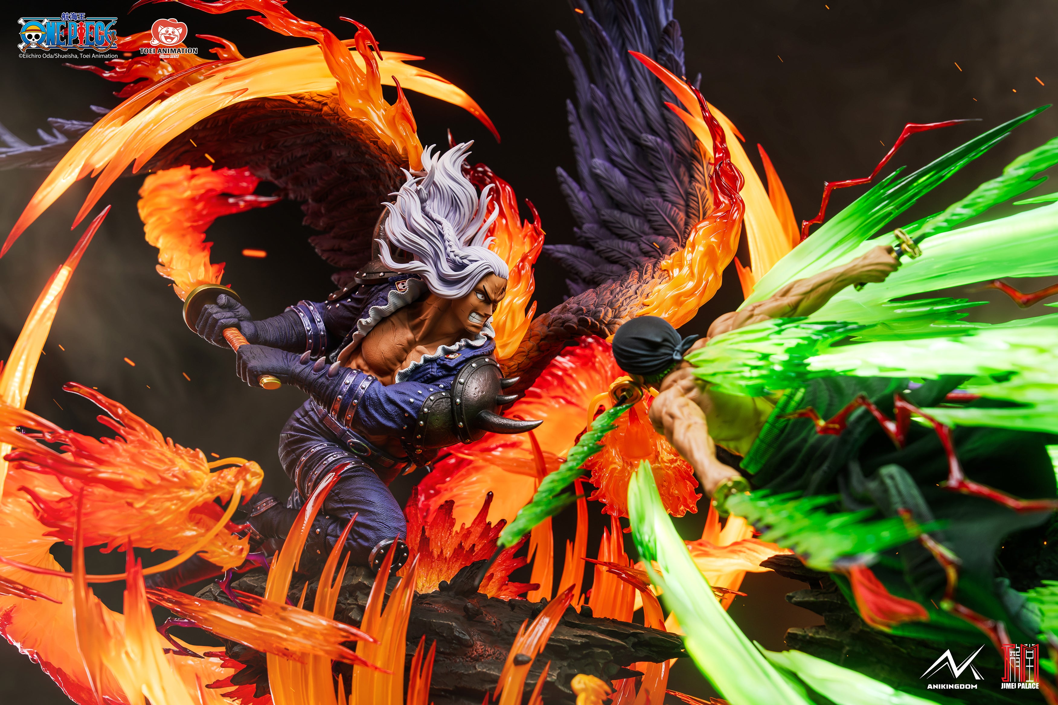One Piece Jimei Palace x AniKingdom Studio Roronoa Zoro vs King